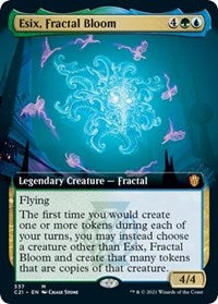 Esix, Fractal Bloom (Extended Art) (337) [Commander 2021]