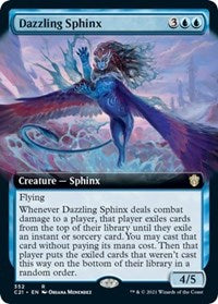 Dazzling Sphinx (Extended Art) (352) [Commander 2021]
