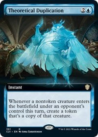 Theoretical Duplication (Extended Art) (361) [Commander 2021]