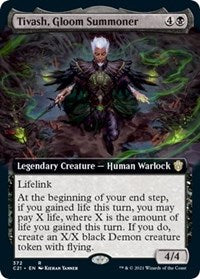 Tivash, Gloom Summoner (Extended Art) (372) [Commander 2021]