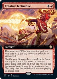 Creative Technique (Extended Art) (376) [Commander 2021]