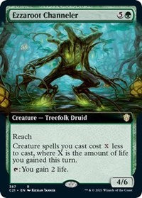 Ezzaroot Channeler (Extended Art) (387) [Commander 2021]