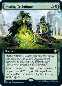Healing Technique (Extended Art) (390) [Commander 2021]