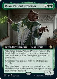 Ruxa, Patient Professor (Extended Art) (393) [Commander 2021]