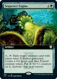 Sequence Engine (Extended Art) (394) [Commander 2021]