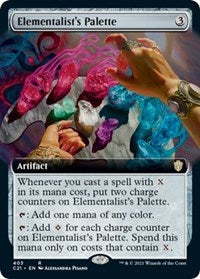 Elementalist's Palette (Extended Art) (403) [Commander 2021]