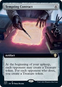 Tempting Contract (Extended Art) (405) [Commander 2021]