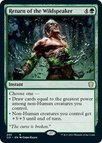 Return of the Wildspeaker (205) [Commander 2021]