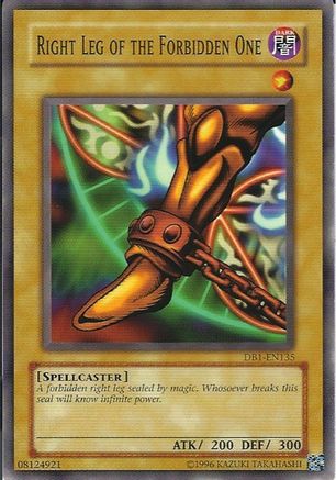 Right Leg of the Forbidden One (DB1-EN135) - Dark Beginning 1 Unlimited
