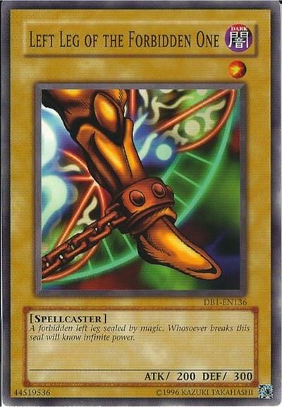 Left Leg of the Forbidden One (DB1-EN136) [Dark Beginning 1]