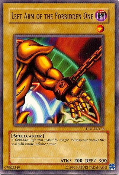 Left Arm of the Forbidden One (DB1-EN138) [Dark Beginning 1]