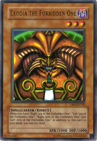 Exodia the Forbidden One (DB1-EN139) [Dark Beginning 1]