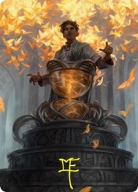 Introduction to Prophecy Art Card (Gold-Stamped Signature) (1) [Art Series: Strixhaven]