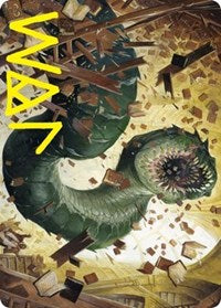 Bookwurm Art Card (Gold-Stamped Signature) (14) [Art Series: Strixhaven]