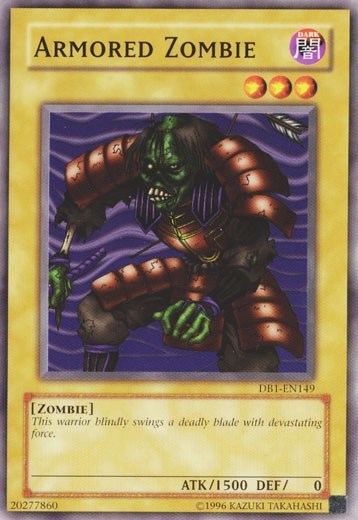 Armored Zombie (DB1-EN149) [Dark Beginning 1]