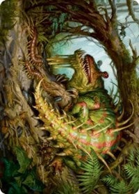 Blex, Vexing Pest Art Card (22) [Art Series: Strixhaven]