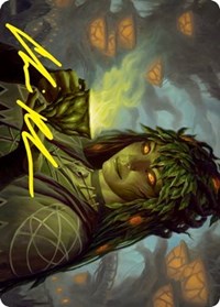 Dina, Soul Steeper Art Card (Gold-Stamped Signature) (23) [Art Series: Strixhaven]