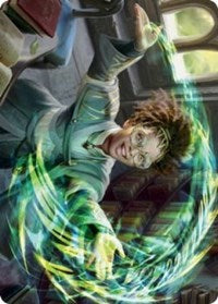 Eureka Moment Art Card (25) [Art Series: Strixhaven]