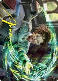 Eureka Moment Art Card (Gold-Stamped Signature) (25) [Art Series: Strixhaven]