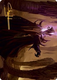 Extus, Oriq Overlord Art Card (Gold-Stamped Signature) (26) [Art Series: Strixhaven]