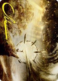 Harness Infinity Art Card (Gold-Stamped Signature) (27) [Art Series: Strixhaven]