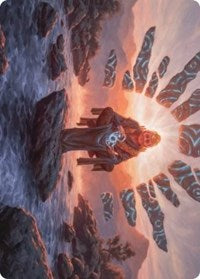 Jadzi, Oracle of Arcavios Art Card (28) [Art Series: Strixhaven]