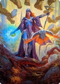 Kasmina, Enigma Sage Art Card (29) [Art Series: Strixhaven]