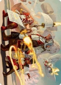Lorehold Command Art Card (31) [Art Series: Strixhaven]