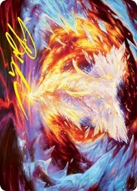 Magma Opus Art Card (Gold-Stamped Signature) (32) [Art Series: Strixhaven]