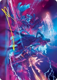 Prismari Command Art Card (Gold-Stamped Signature) (35) [Art Series: Strixhaven]