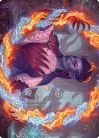 Rootha, Mercurial Artist Art Card (38) [Art Series: Strixhaven]