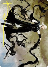 Shadewing Laureate Art Card (Gold-Stamped Signature) (40) [Art Series: Strixhaven]
