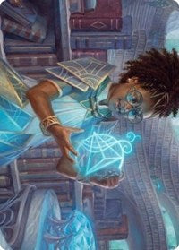 Zimone, Quandrix Prodigy Art Card (46) [Art Series: Strixhaven]