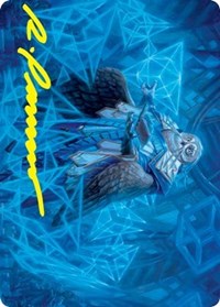 Imbraham, Dean of Theory Art Card (Gold-Stamped Signature) (52) [Art Series: Strixhaven]