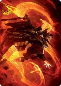 Plargg, Dean of Chaos Art Card (Gold-Stamped Signature) (53) [Art Series: Strixhaven]