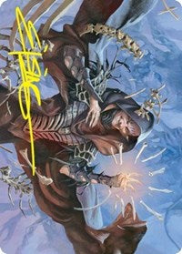 Valentin, Dean of the Vein Art Card (Gold-Stamped Signature) (56) [Art Series: Strixhaven]