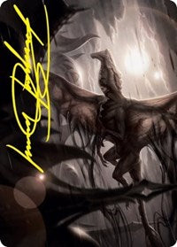 Shadrix Silverquill Art Card (Gold-Stamped Signature) (59) [Art Series: Strixhaven]