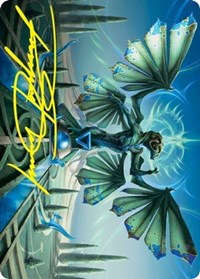 Tanazir Quandrix Art Card (Gold-Stamped Signature) (60) [Art Series: Strixhaven]