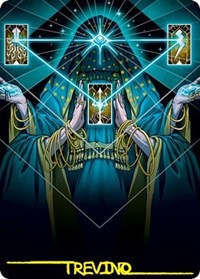 Strategic Planning Art Card (Gold-Stamped Signature) (68) [Art Series: Strixhaven]