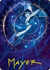 Time Warp Art Card (Gold-Stamped Signature) (69) [Art Series: Strixhaven]