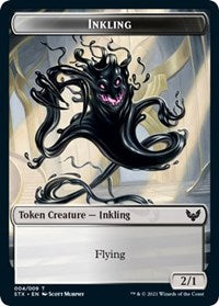 Inkling (4) // Pest (5) Double-Sided Token (4 // 5) [Strixhaven: School of Mages]