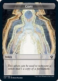 Copy // Fractal Double-Sided Token (30 // 3) [Commander 2021]