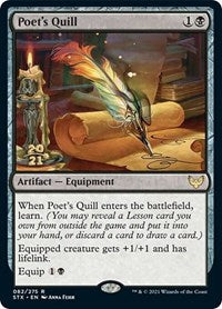 Poet's Quill (82) [Prerelease Cards]