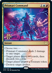 Prismari Command (214) [Prerelease Cards]