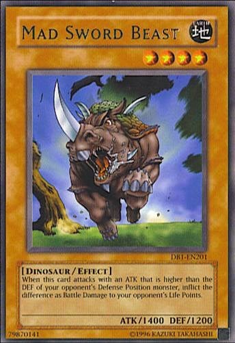 Mad Sword Beast (DB1-EN201) [Dark Beginning 1]