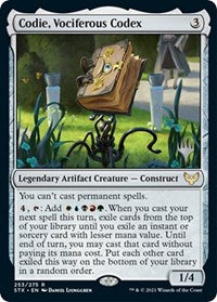 Codie, Vociferous Codex (253) [Promo Pack: Strixhaven]