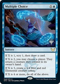 Multiple Choice (48) [Promo Pack: Strixhaven]
