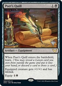 Poet's Quill (82) [Promo Pack: Strixhaven]