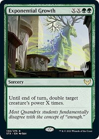 Exponential Growth (130) [Promo Pack: Strixhaven]