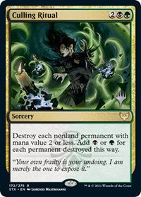 Culling Ritual (172) [Promo Pack: Strixhaven]